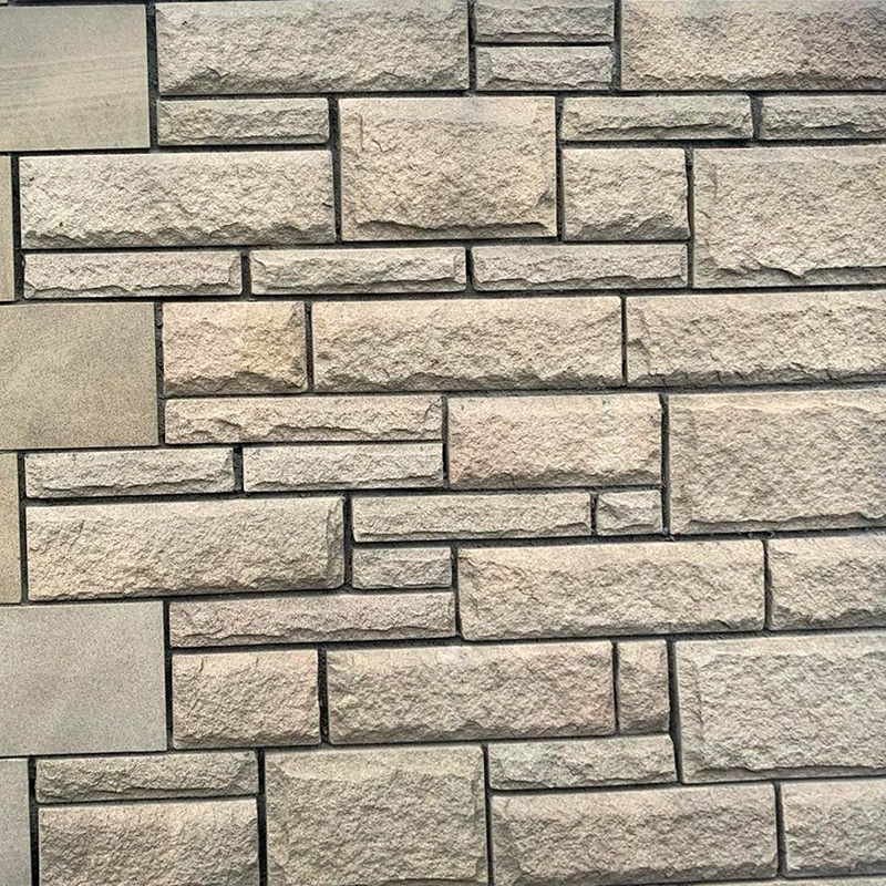 3 Height Buff Pitched Walling