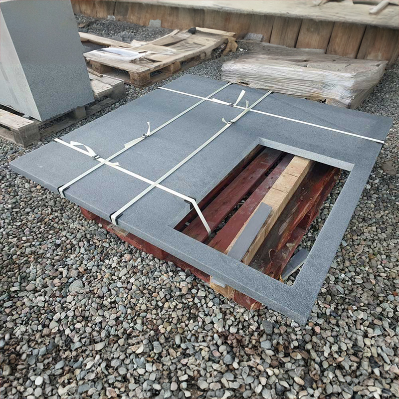 Scottish Whinstone Work Top with Sink Cut